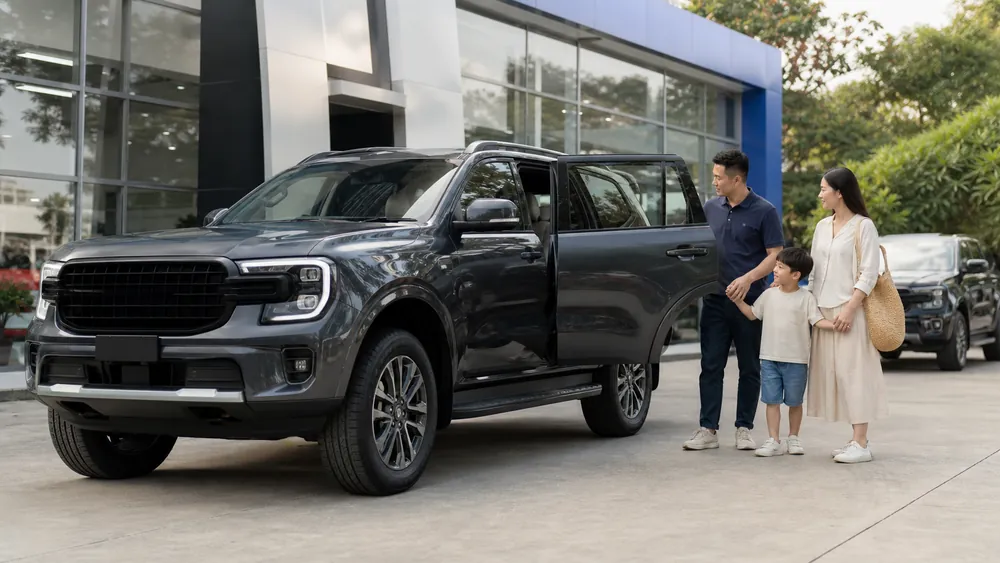 Lái thử Ford Everest trước khi mua xe VIN 2025