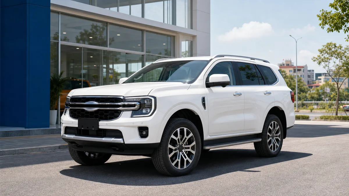 Ford Everest VIN 2025 tại showroom